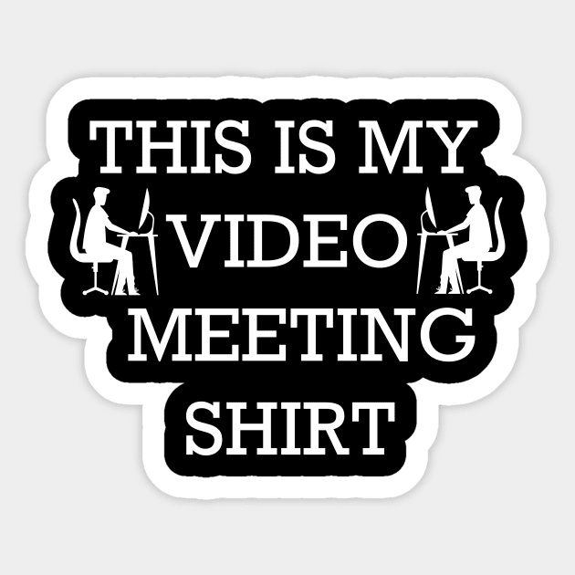 Home Office Video Meeting Sticker by Imutobi